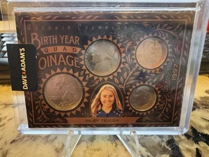 2025 Goodwin Champions Birth Year Coinage Riley Tejcek Olympic Bobsledding /50 - Picture 1 of 2