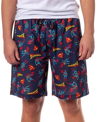 Pantalones cortos de pijama DC Comics Superman para hombre con estampado integral Foto 1 de 4