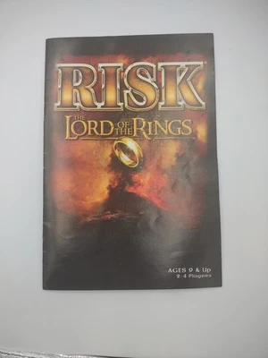 Risk Lord of the Rings Middle Earth Replacement Pieces Instruction Manual  - Image 1 of 2