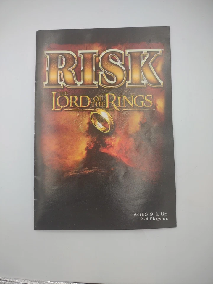Risk Lord of the Rings Middle Earth Replacement Pieces Instruction Manual  - Image 1 of 2