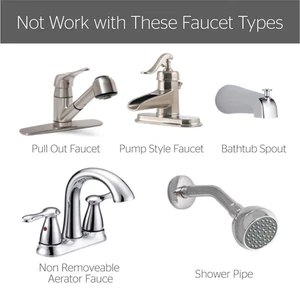 Estación de lavado de ojos de emergencia unidad de lavado de ojos montada en grifo para accesorio de fregadero primero - Imagen 1 de 6