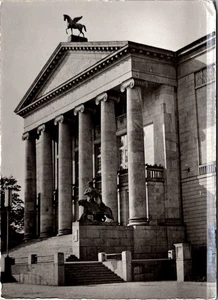 POZNAN Opera House Facade POLAND 4x6 RPPC Postcard - Imagen 1 de 2