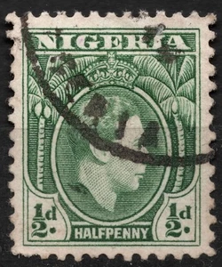 SG49 Sn:#53 used 1938  ½ d NIGERIA King George VI , perf. 12 - Picture 1 of 2