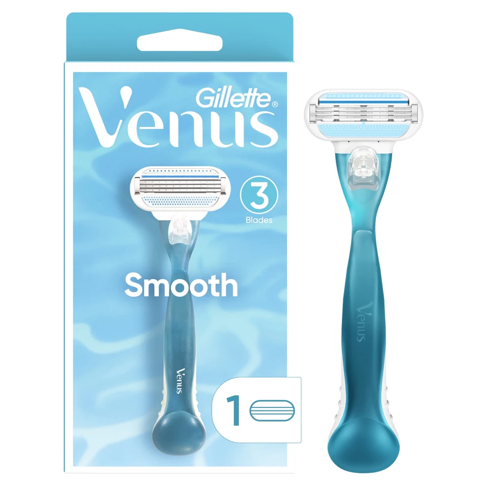 2 Gillette Venus Razor 1 Cartridge 3 Blades Women