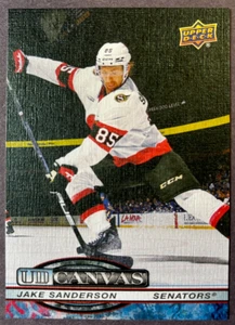2025-26 Upper Deck UD Canvas #C-61 Jake Sanderson Ottawa Senators - Picture 1 of 1