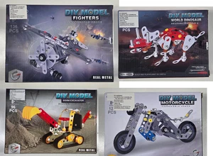4x DIY Model kits de construcción juguete de metal con herramienta ~ 300 componentes - Imagen 1 de 5