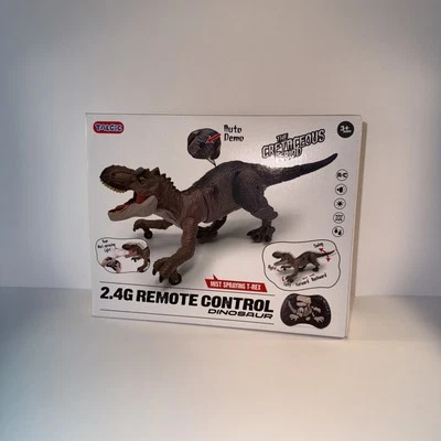 Talgic 2.4G Remote Control Dinosaur Mist Spraying T-Rex Roar Remote Control NEW - Image 1 of 2