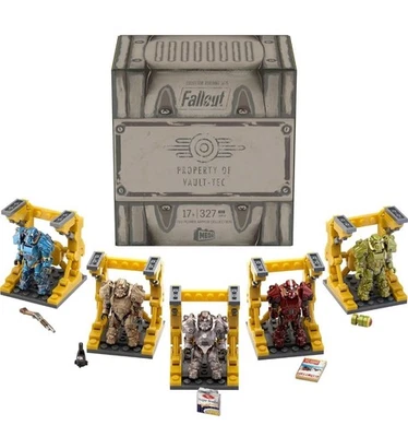MEGA Fallout T-60 Power Armor Collection Set With 5 Figures (327 pcs) *IN HAND* - Image 1 of 4