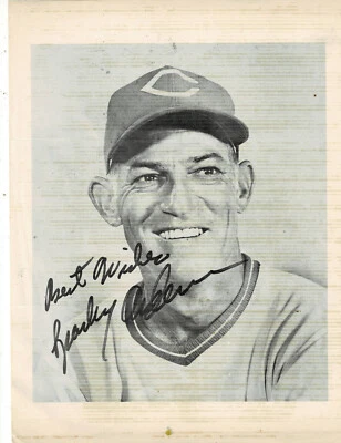 Sparky Anderson JSA COA  8x10 on a Magazine Paper  Tigers - Image 1 of 2