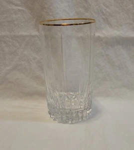 Mikasa Golden Lights Longdrinkglas Bleikristall Tee Wasser EUC Trinken - Bild 1 von 3