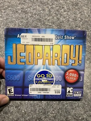 Jeopardy! America's Favorite Quiz Show Windows PC CD-ROM Brand New SEALED 2003 - Image 1 of 4
