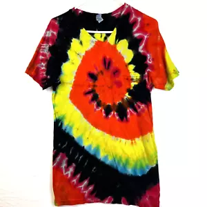 Active Apparel Tie Dye Shirt Unisex Small Long Length Hippie Retro Streetwear - Picture 1 of 7