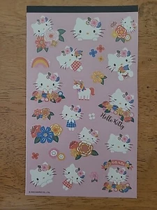 Hello Kitty Sanrio Kawaii Sticker Sheet For Decoration, Journal, Scrapbook - Picture 1 of 1