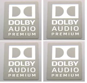 Dolby Digital Atmos Premium STICKER Sound Bar Vision The Theater QTY 1 - Picture 1 of 27