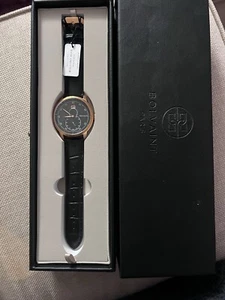 Bolvaint Wacth Mallory noir In Rose Gold. New With Tags - Picture 1 of 8