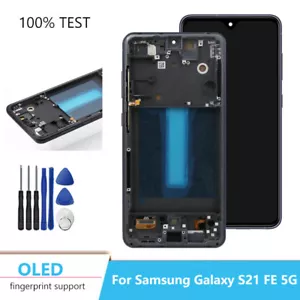 OLED For Samsung Galaxy S21 FE 5G Display LCD Touch Screen Digitizer Repalcement - Bild 1 von 9