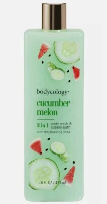 Bodycology Jabón Corporal 2 en 1 y Baño de Burbujas - Pepino Melón - Karité Hidratante Foto 1 de 4