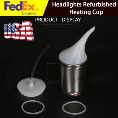 Headlight Restore Restoration Coating Spray Atomized Cup Lamp Lens Repair Tool Foto 1 de 4