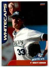 2007 Choice West Michigan Whitecaps Brett Jensen West Michigan Whitecaps #14