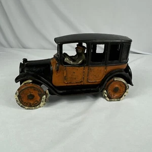 1920's - Antique Arcade Cast Iron Yellow Cab - Number 2 - Made In USA - Read!!! - Picture 1 of 20