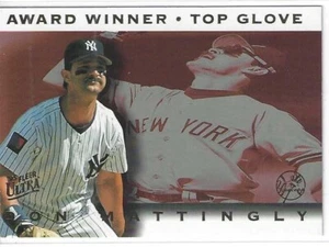 1995 Fleer Ultra DON MATTINGLY New York Yankees Award Winner Top Glove Insert 2 - Bild 1 von 2
