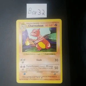 CHARMELEON 24/102 - Shadowless - Base Set - VINTAGE WOTC Pokemon Card - LP - Picture 1 of 3
