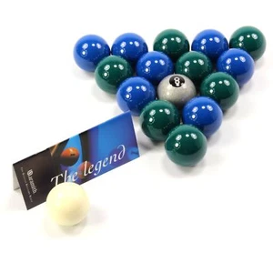 ESCLUSIVO! Aramith Premier Palline da piscina ARGENTO 8 SFERE edizione VERDI E BLU - Foto 1 di 4