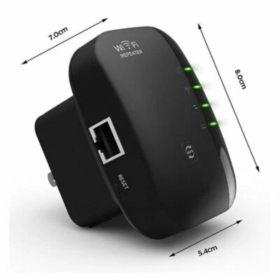 NEW WiFi Range Extender Internet Booster Network Router Wireless Signal Repeater - Image 1 of 4