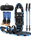 Carryown 930 3 in 1 Light Weight Snowshoes for Women Men with Poles&Bag