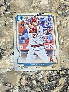 2020 Topps Gypsy Queen Mike Trout #300 Los Angeles Angels MLB Baseball Card - Picture 1 of 2