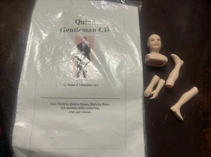 Vintage Porcelain Doll And Parts Kit By Dana Of Miniature Art - Picture 1 of 9