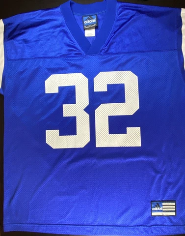 Edgerrin James #32 Indianapolis Colts  Adidas L Blue Jersey NFL Cover