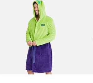 Mens Marvel Gift 3D Hulk Avenger supersoft robe size Large bnip - Picture 1 of 5
