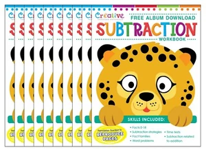 NEW Early Learning Workbooks Subtraction (Pack of 10) Elementary School Teacher - Picture 1 of 3