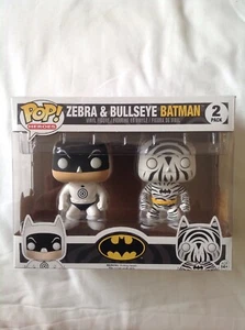 Funko Pop Zebra & Bullseye Batman 2 Pack Exclusive Dc Vinyl Figure - Picture 1 of 7