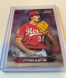 Connor Phillips RC 2024 Topps Stadium Club Chrome Parallel Cincinnati Reds - Picture 1 of 1