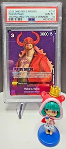 PSA 10 Whos Who ST04 010 WINNER Promotional Tournament One Piece Card English - Bild 1 von 1