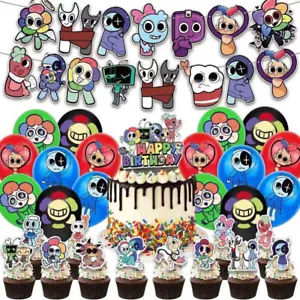 30Pc Dandy's World Theme Backdrop Birthday Party Decoration Balloon Supplies Set - Picture 1 of 6