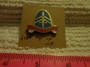 648° Gruppo di Supporto W-30 Unità Crest, DI, DUI (DRAW#H17) - Foto 1 di 1