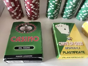 Modiano Jetons 200 Pièces Blister Cartes De Jeu Casino + Livre Sklansky - Photo 1/11