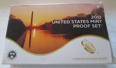 2013 Proof Set 10 Sets U. S. Mint 14 coin set Quarters COA Best Value - Image 1 of 4