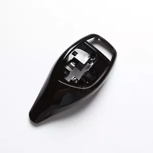 Bright Black ABS Car Central Gear Shift Knob Cover Part For BMW 3 F30 5 F11 - Picture 1 of 3