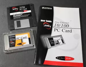LINKSYS NETZWERKKARTE FAST ETHERNET 10/100 PC KARTE PCMCIA NP100 & Disk & Book - Bild 1 von 9