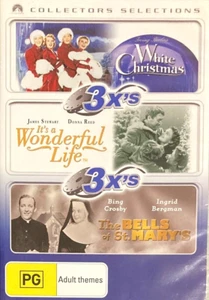 White Christmas, It's a Wonderful Life , Bell's of ST Marys (DVD, 2001, 3-Discs) - Picture 1 of 3