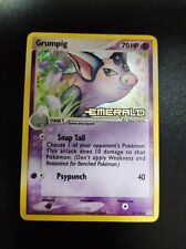 Carta Pokemon GRUMPIG Ex Smeraldo 30/106 Holo Stamp eng nm AL1