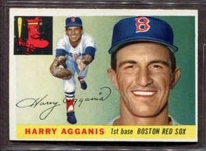 1955 Topps Set-Break #152 Harry Agganis RC EX-EXMINT *JAYSACE* - Picture 1 of 2
