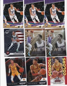ENORME LOTTO (27) INSERTI BASE TYRESE HALIBURTON PARALLELS ROOKIES DUPES PACERS - Foto 1 di 3