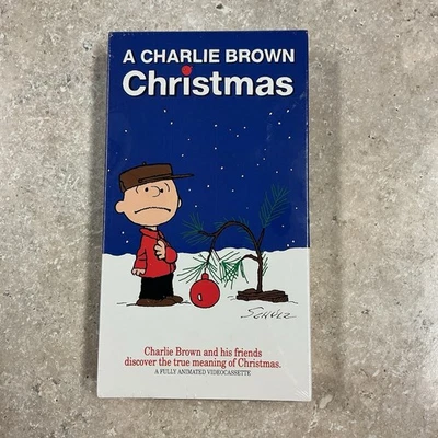 A Charlie Brown Christmas New Unopened VHS Tape Snoopy  Foto 1 de 4