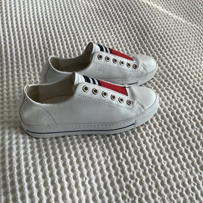 Zapatilla deportiva para mujer PAUL GREEN, elástica sin cordones Pauls (cuero blanco) - talla 9 Foto 1 de 4