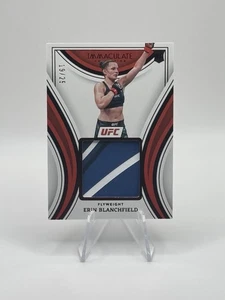 2023 Immaculate UFC Erin Blanchfield Rookie Patch Red #/25 RC #RM-EBR Fight Worn - Bild 1 von 2